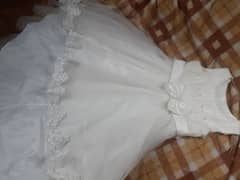 white fairytale frock for 10 age kids