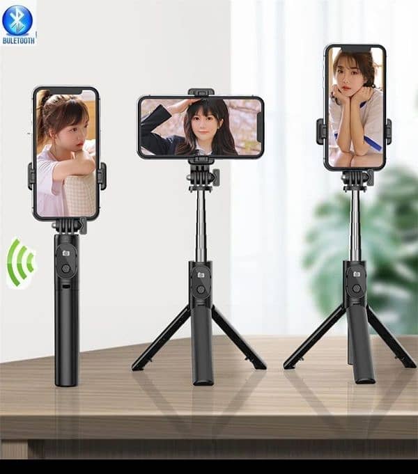 Foldable Selfi stick and stand 11