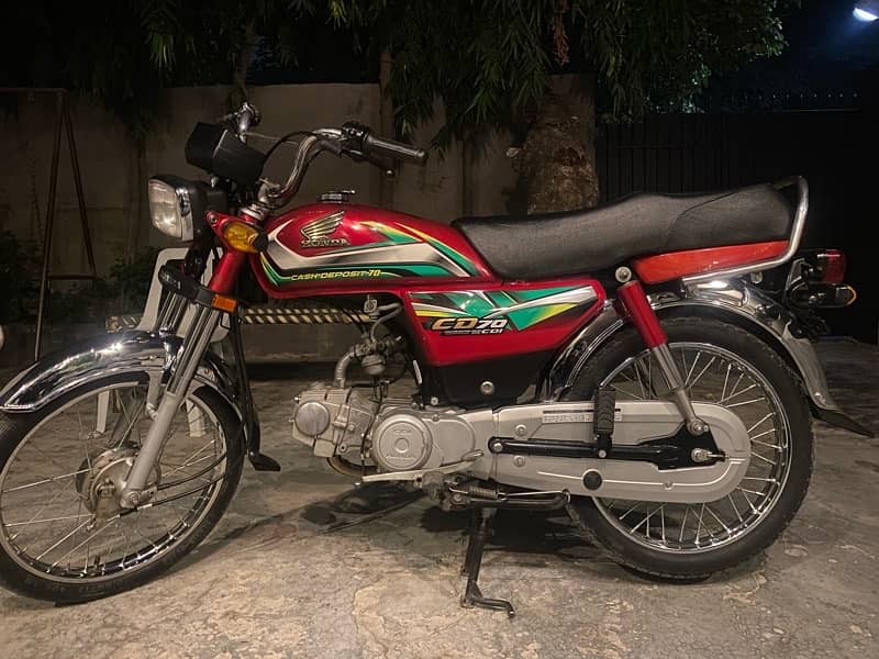 HONDA CD 70 APPLIED FOR 10/10 CONDITION 1