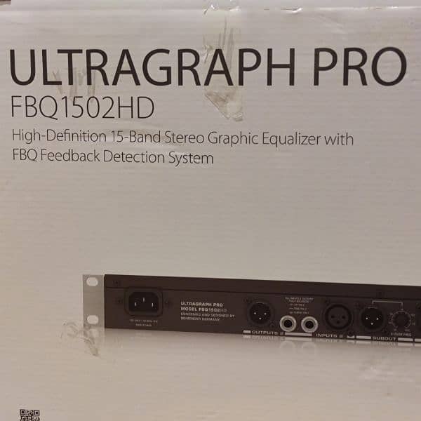 Behringer Graphic Equalizer Studio Ultragraph Pro 15-Band Stereo 2