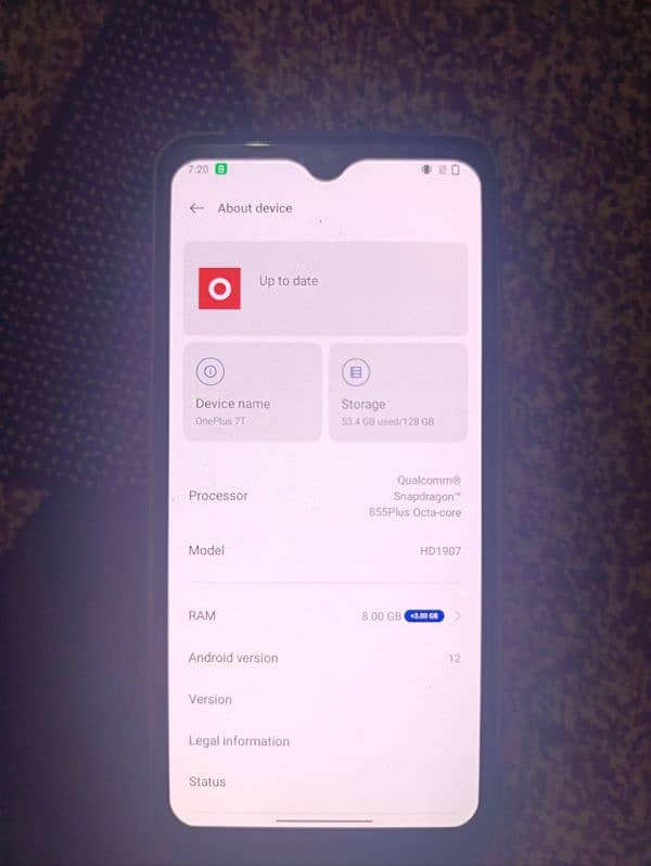 OnePlus 7t 1