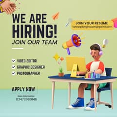 Hiring Professional Video Editor and Photographer for Office-Based