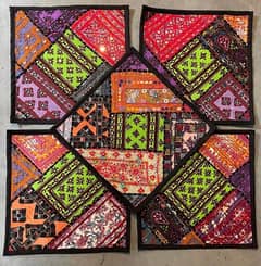 Handmade Cusion Covers - Set of 5 , Traditional Cusion Covers