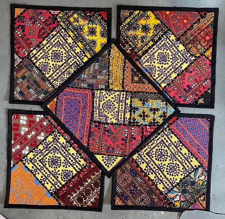 Handmade Cusion Covers - Set of 5 , Traditional Cusion Covers 4