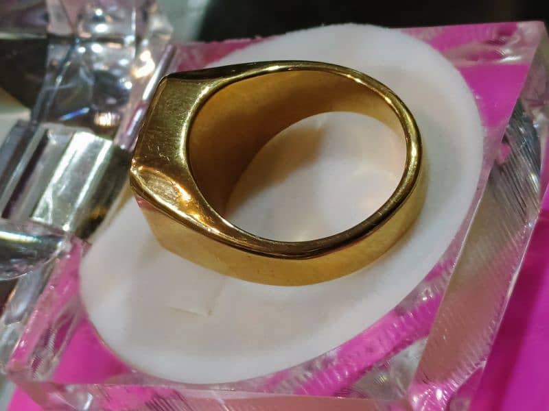 Mens 1 karat Artificial gold plated Ring 2