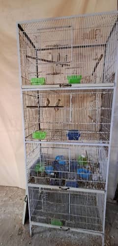 Birds Used Cage 2.6 X 1.6 fit