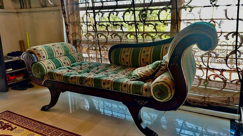 3 seater dewaan for sale, antique piece buy from furniture point . 0