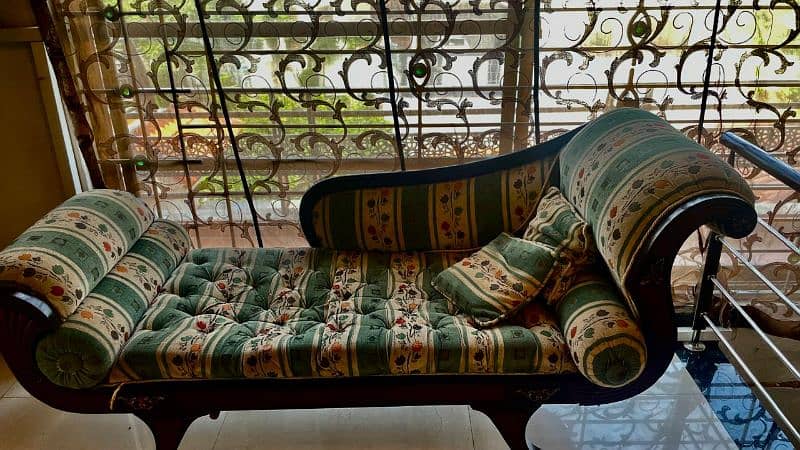 3 seater dewaan for sale, antique piece buy from furniture point . 3