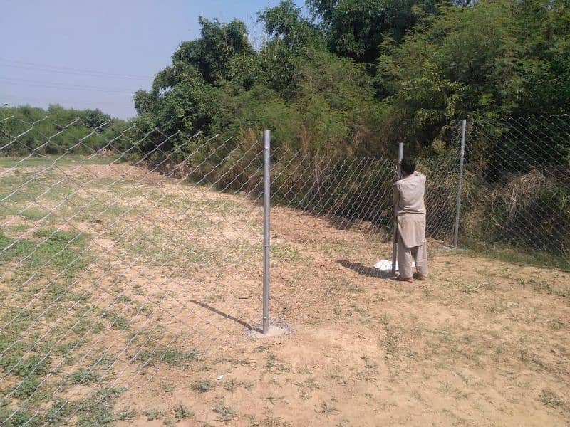 installation - Chainlink Fence Razor Blade Concertina Barbed Wire 16