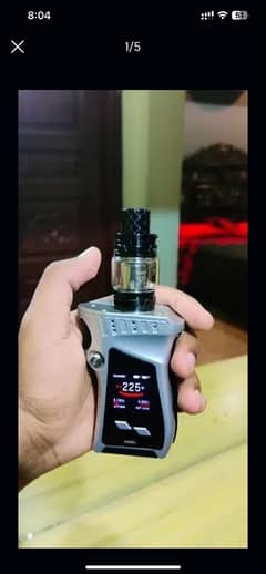 smoke vape 225w with original  tank & coils