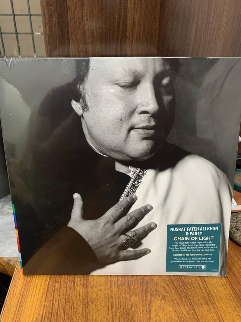 Nusrat Fateh Ali Khan New Album Chain of Light VINYL 12 1