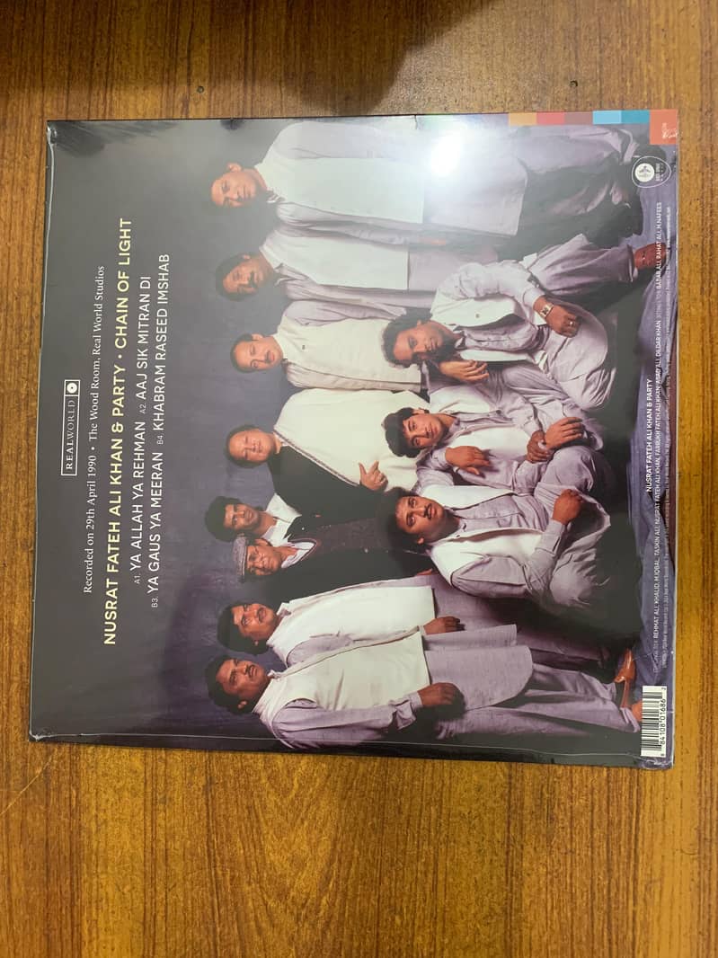 Nusrat Fateh Ali Khan New Album Chain of Light VINYL 12 3