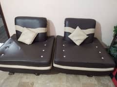 5 seater sofa and 2 big seaters set with centre table