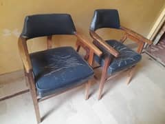 wooden chairs