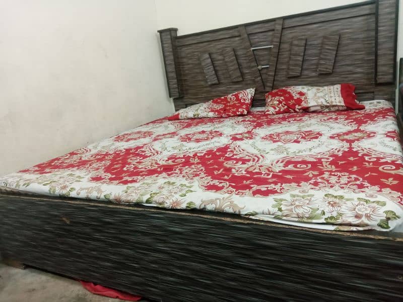 Double bed with Mattress 2