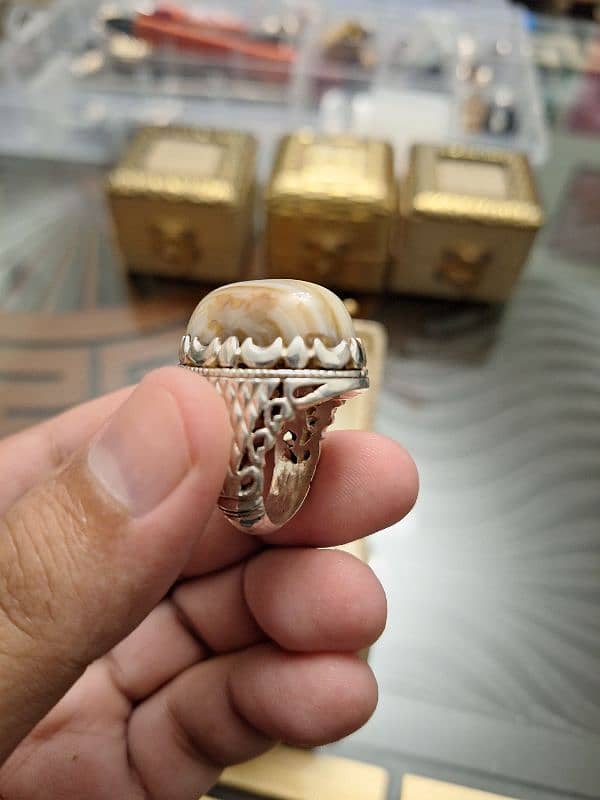 Turkish Suleimani Stone Ring Original 4