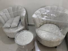 2 brand new coffe sofa set with table