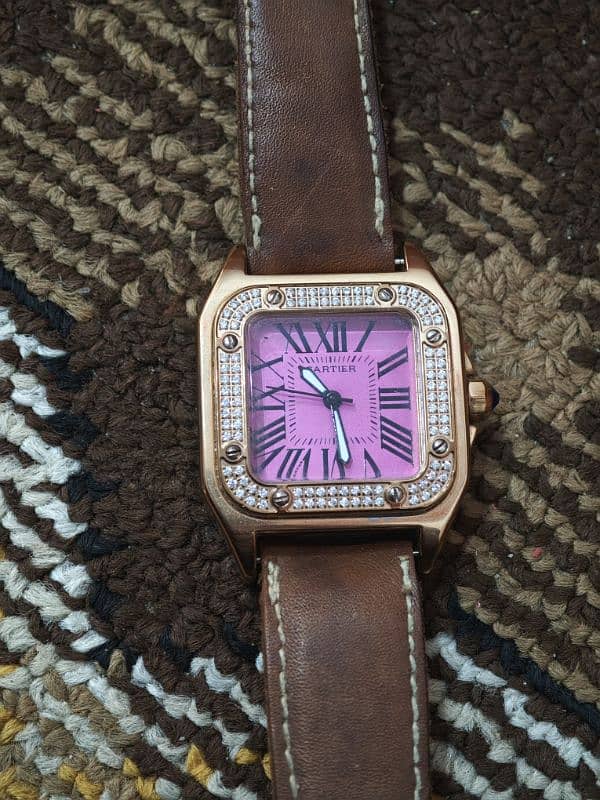 lady watch lush and fashion original Cartier watch 0