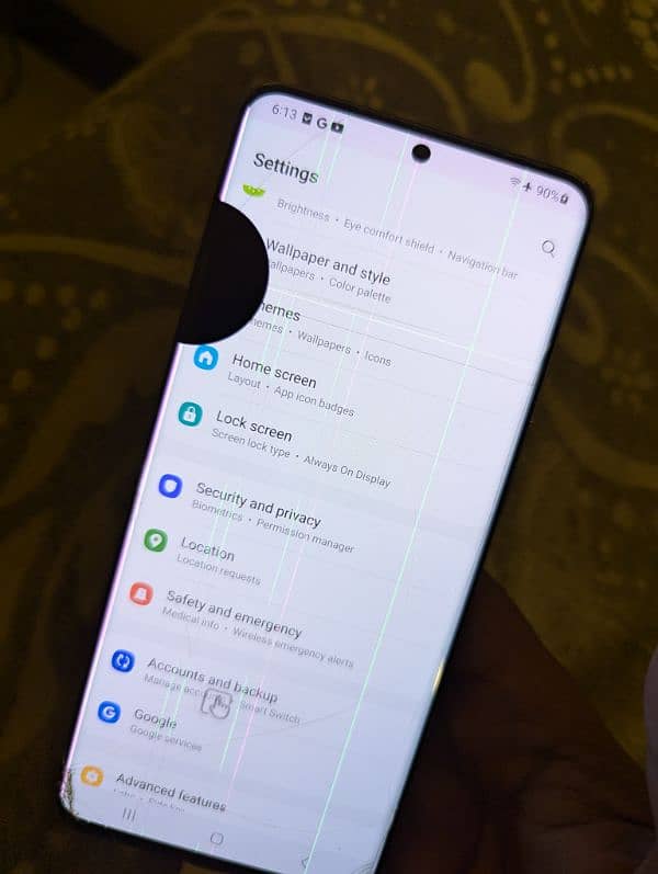 samsung s20ultra non pta 108mp camers panel condition samne ha 6