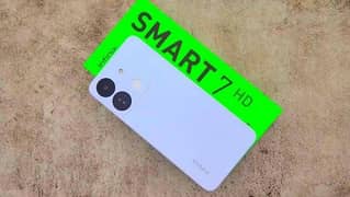 Infinix smart 7  4 gb 2+2 64 gb dbha charj shat ha