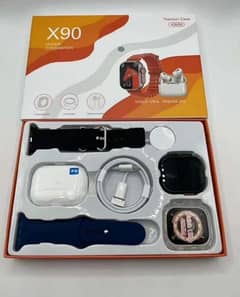 X90 unique combination watch Ultra smart watch with free airpods