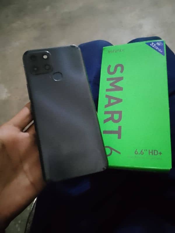 Infinix smart 6 2gb 32gb 4g with box no open repair total original 3