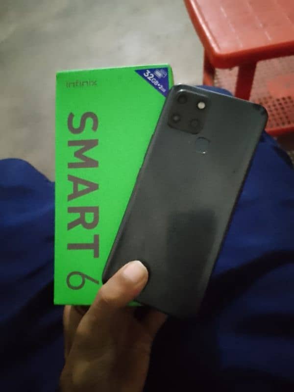 Infinix smart 6 2gb 32gb 4g with box no open repair total original 6