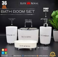 Elegant bath set 4 pcs set with box