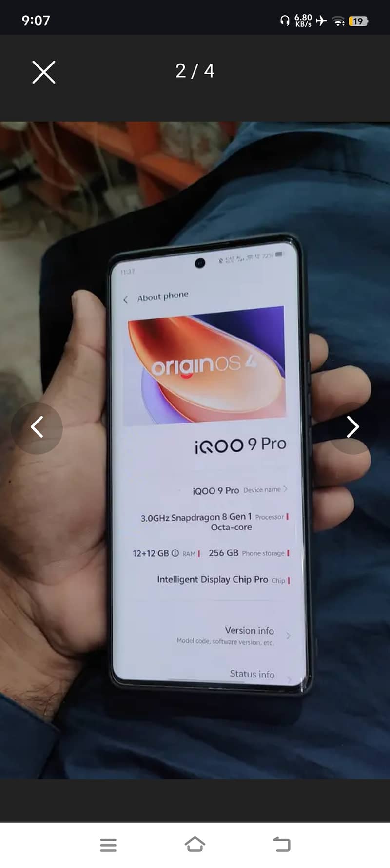 Vivo Iqoo 9 pro pta Official approved 3