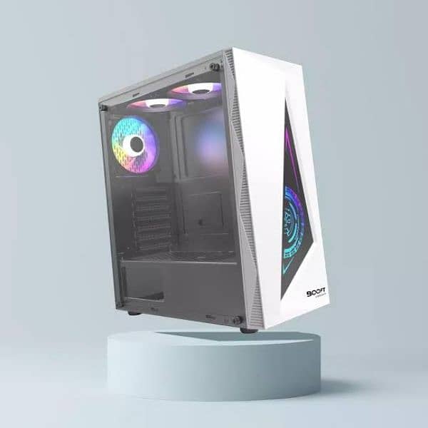 Pc Casing Boost Jaguar White ATX | Case | PC 1