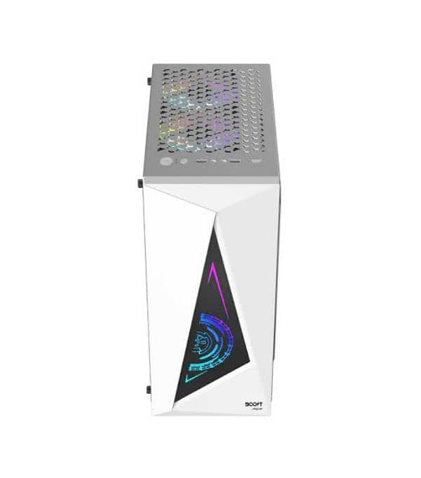 Pc Casing Boost Jaguar White ATX | Case | PC 2