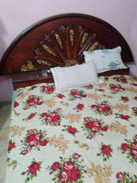 king size bed with mattress, 4