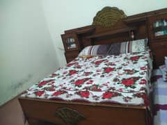 Wooden bed