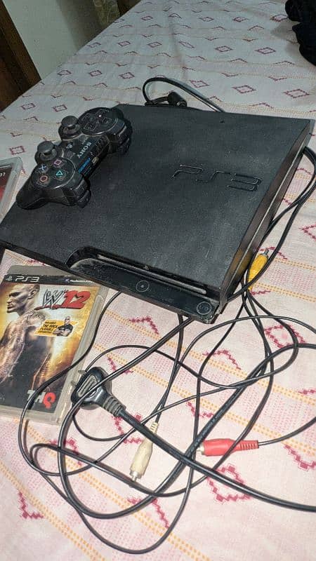 ps3 fat all ok good condition with games and controller 1