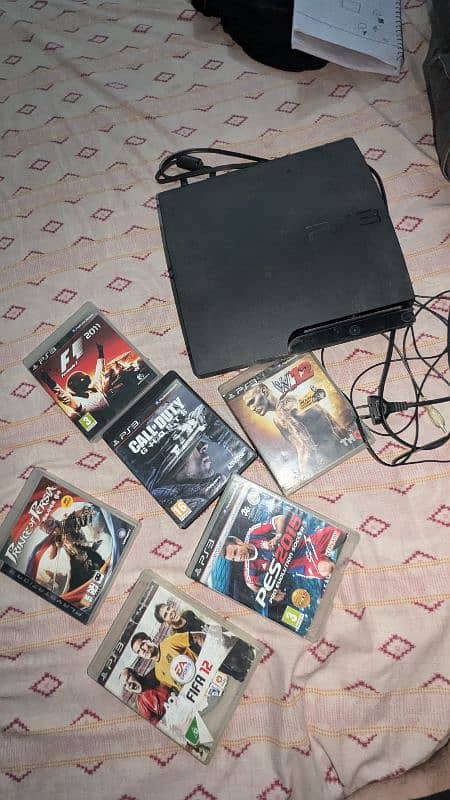 ps3 fat all ok good condition with games and controller 6