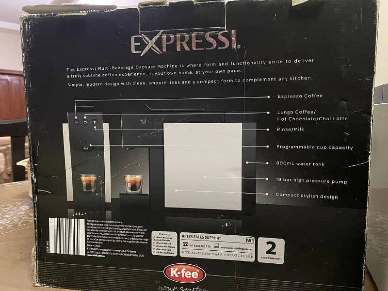 Expressi Coffee Capsule Machine 6