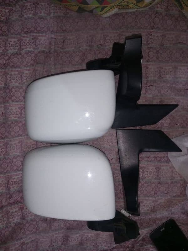 suzuki wagon r nissan moco and new every side mirror glass white 2