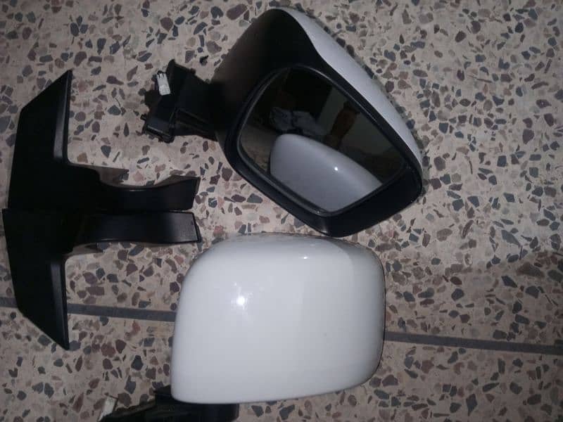 suzuki wagon r nissan moco and new every side mirror glass white 3