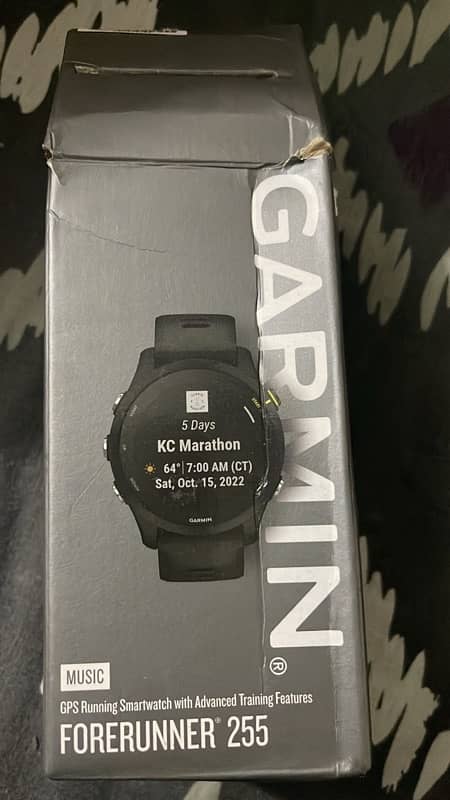 Garmin forerunner 255 Music GPS smartwatch black-46mm 2