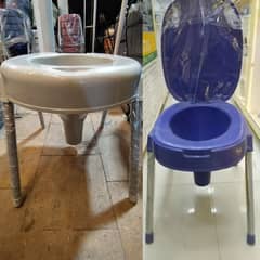 commode chair / portable commode chair / plastic commde  / PVC commode