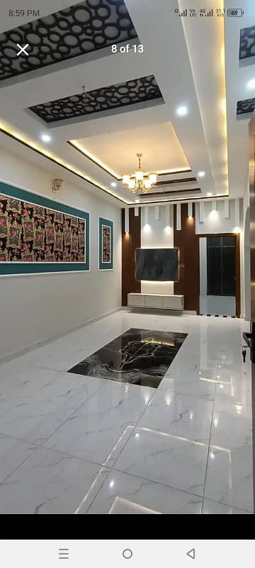 Raiz ul Jannah Rafi qamar road New brand Spanish 4.5 marly proper double story house for sale 0