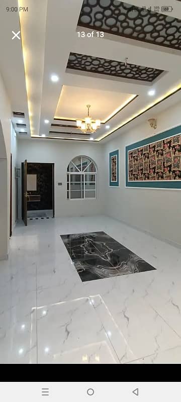 Raiz ul Jannah Rafi qamar road New brand Spanish 4.5 marly proper double story house for sale 1