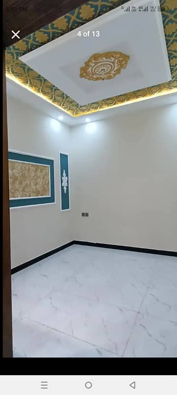 Raiz ul Jannah Rafi qamar road New brand Spanish 4.5 marly proper double story house for sale 8