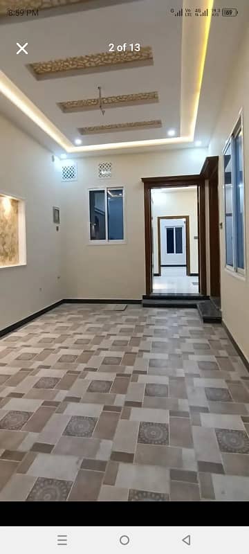 Raiz ul Jannah Rafi qamar road New brand Spanish 4.5 marly proper double story house for sale 11