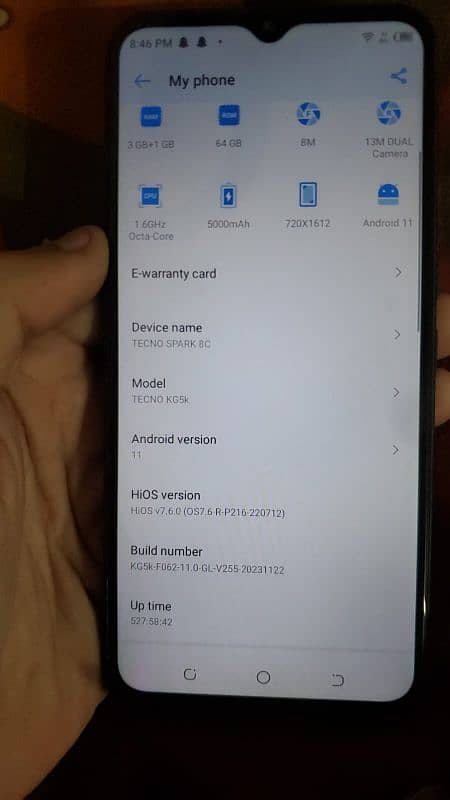 tecno spark 8c 4/64 0