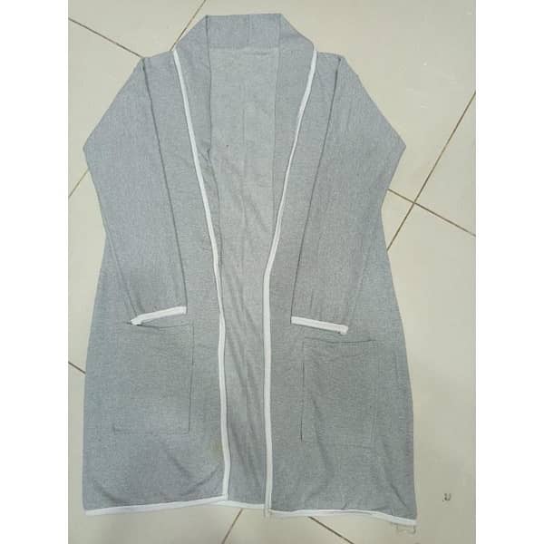 1 Pc Women's Stitched Fleece Plain Lapel Coat 0