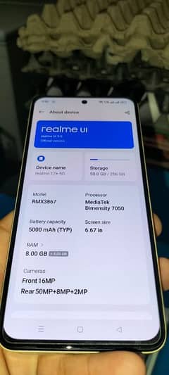 urjant for siil Realme 12+ 5g