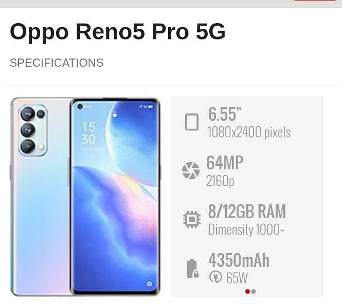 Oppp Reno5pro 12/256 14