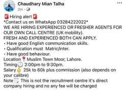 NeeD agents in lahore