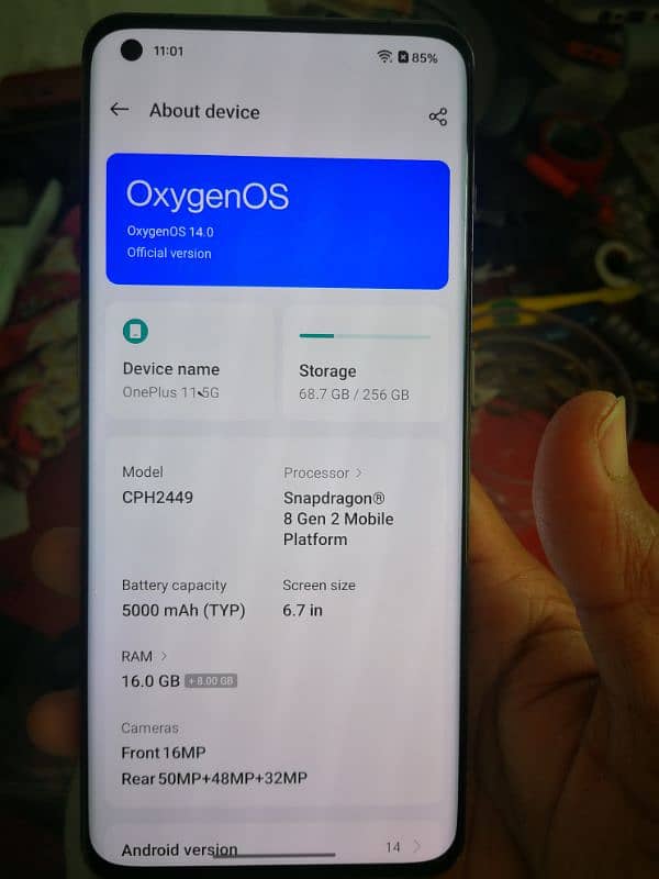 OnePlus 11.16/256 Non PTA 4
